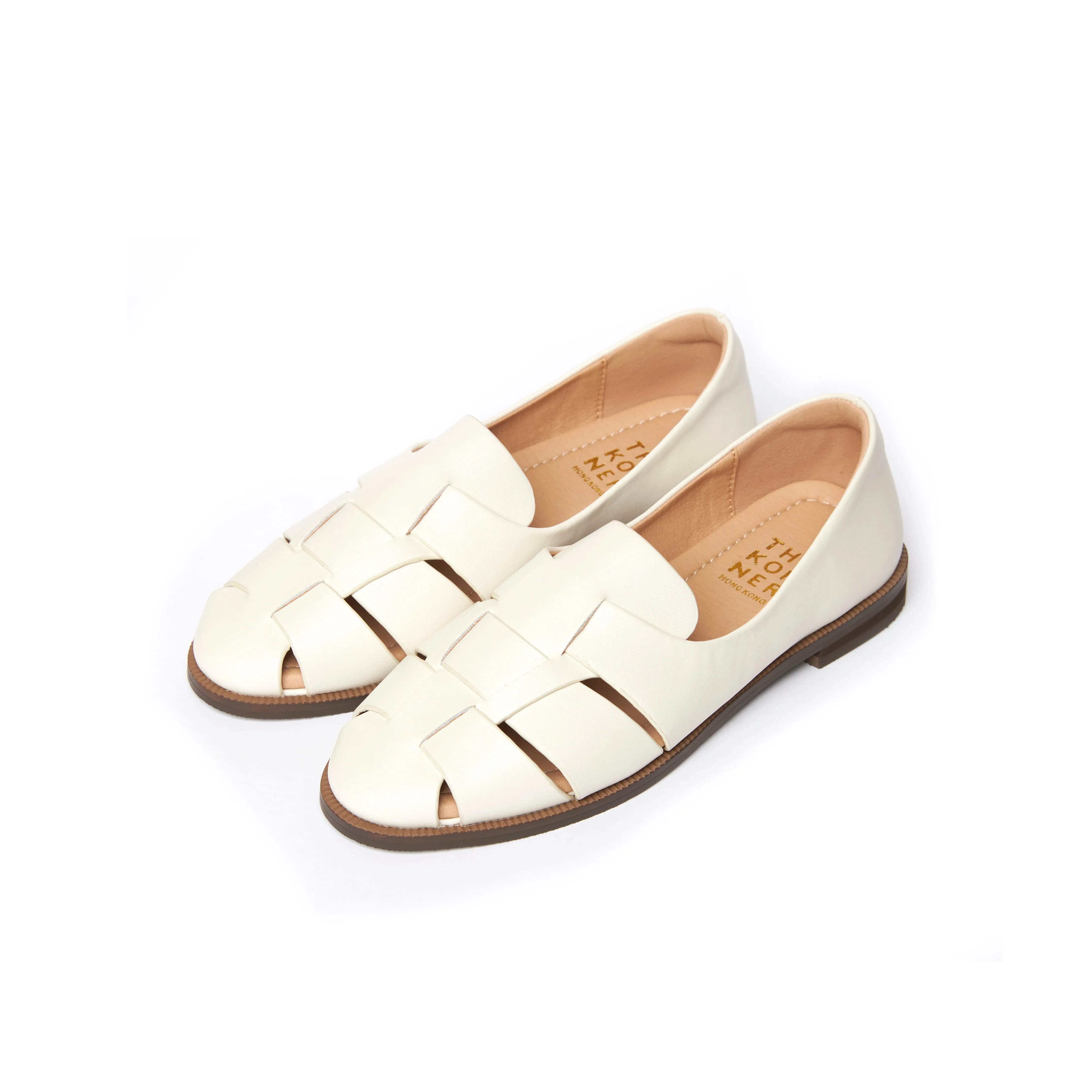 Low Cut Elegant Comfort Kris Leather Loafers - Beige ( BEI )