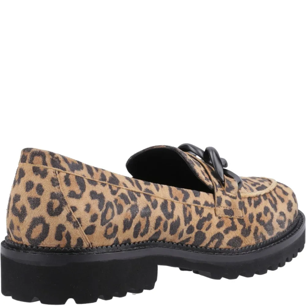 True Grip Practical All-day Shoes Leopard Gianna Loafers