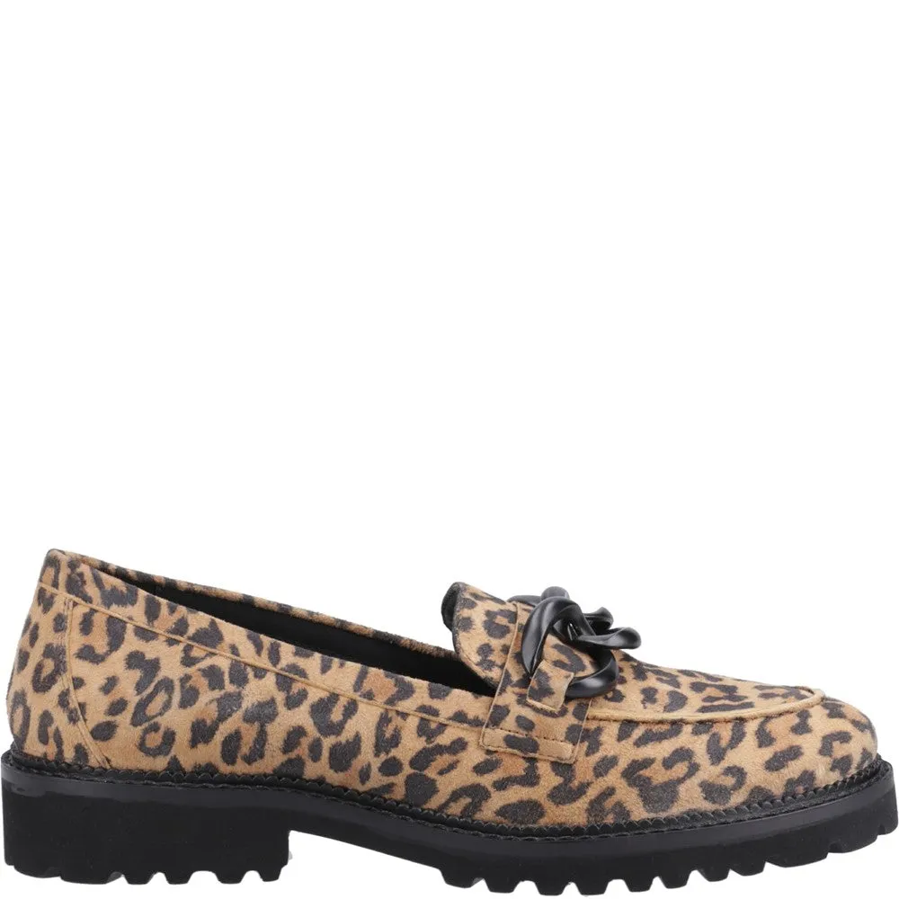 Leopard Gianna Loafers Lace   Up