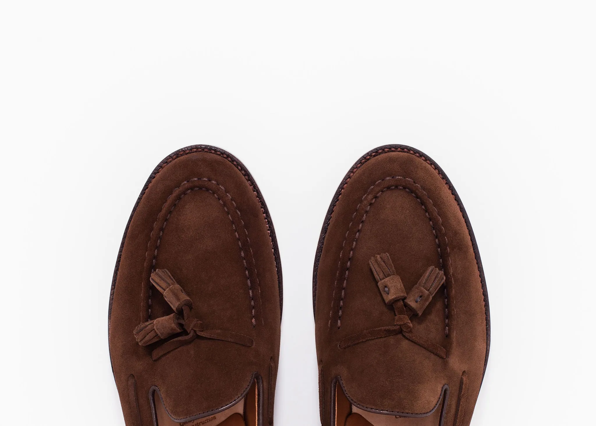 Tassel Loafer Espresso Suede Neat Path Lane Grip Walk