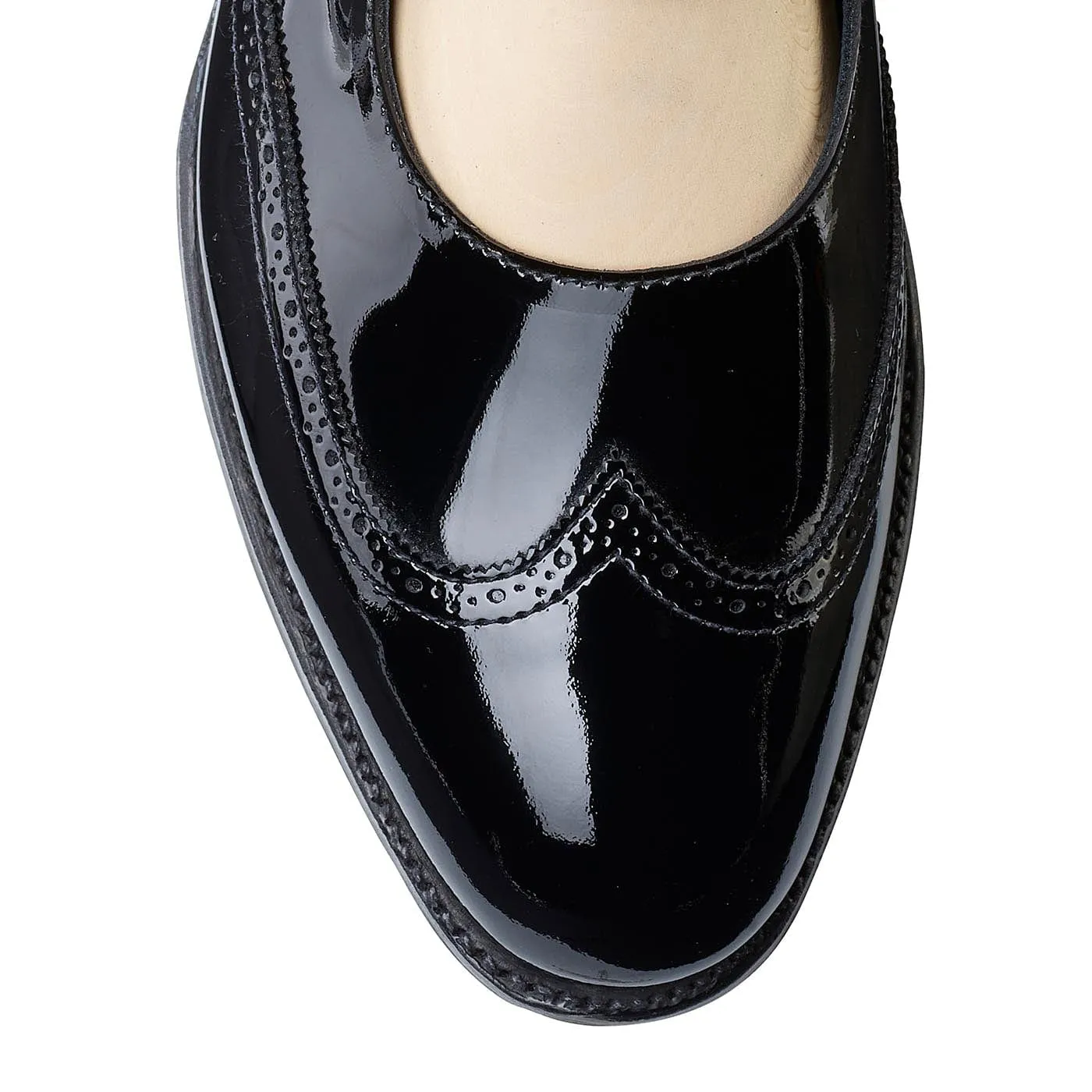 Japan Sharp Mary Black Patent
