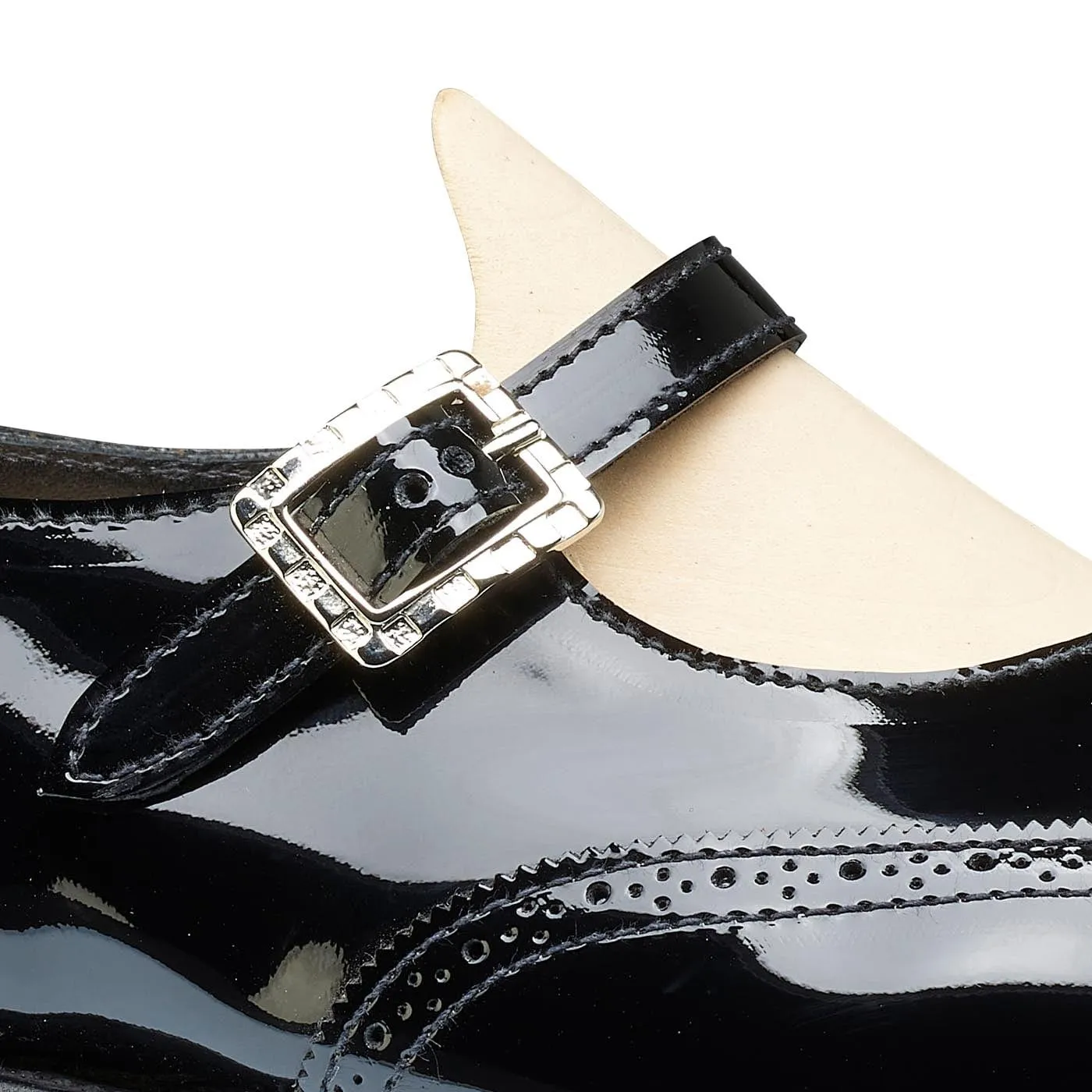 Mary Black Patent Luxury Wedding