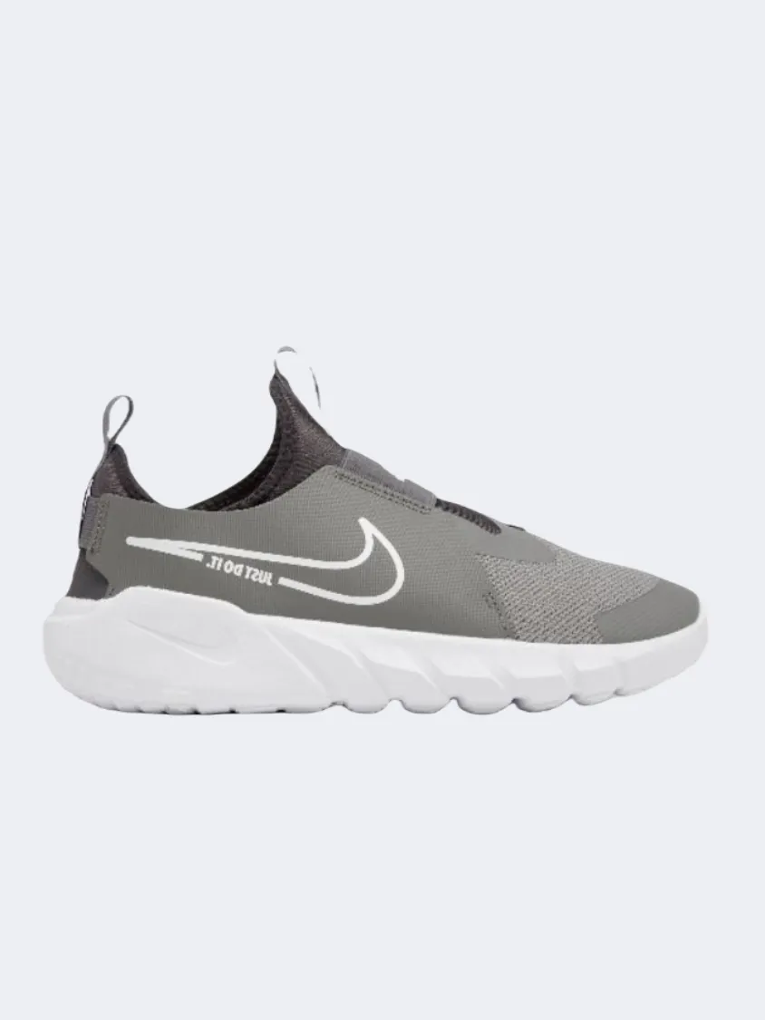 Hero Mode Nike Flex Runner 2 Gs Boys Running Shoes Pewter/Ash/White