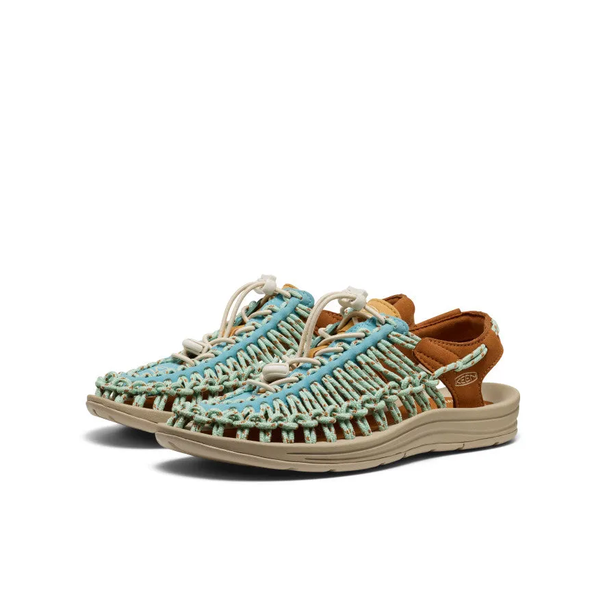 Women's UNEEK Sneaker  |  Milky Blue/Roasted Pecan Smooth ride