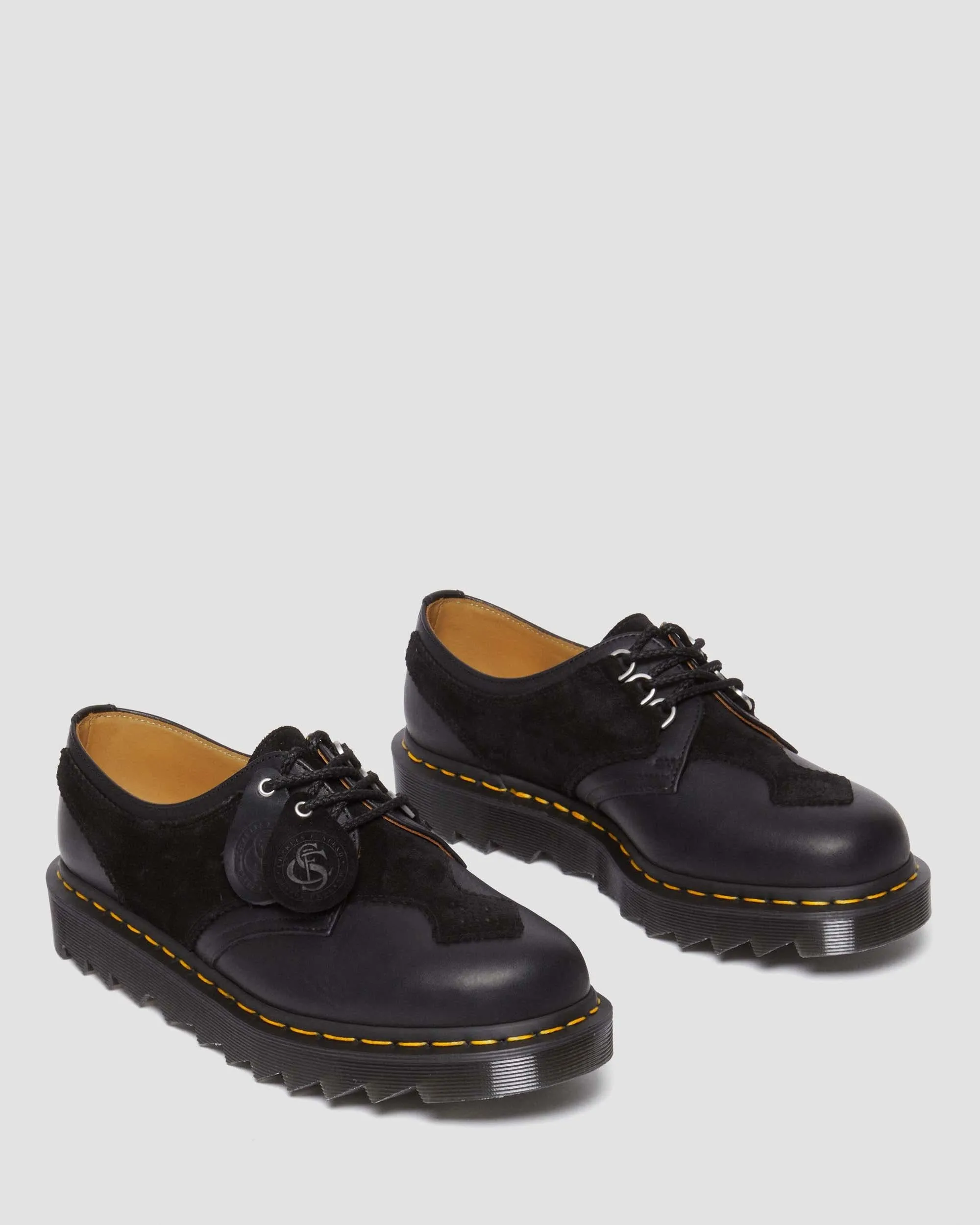 1461 Aplq Suede Leather Oxford Shoes Work Comfort Practical