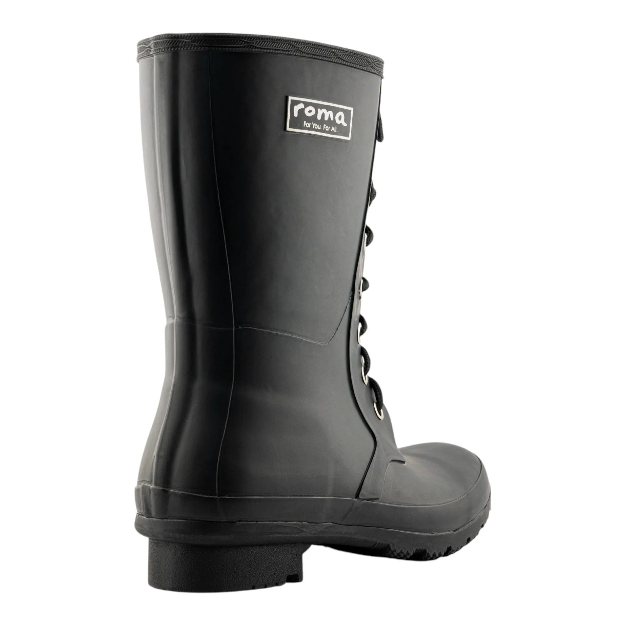 Comfort Fit Protection Epaga Matte Black Women's Rain Boots