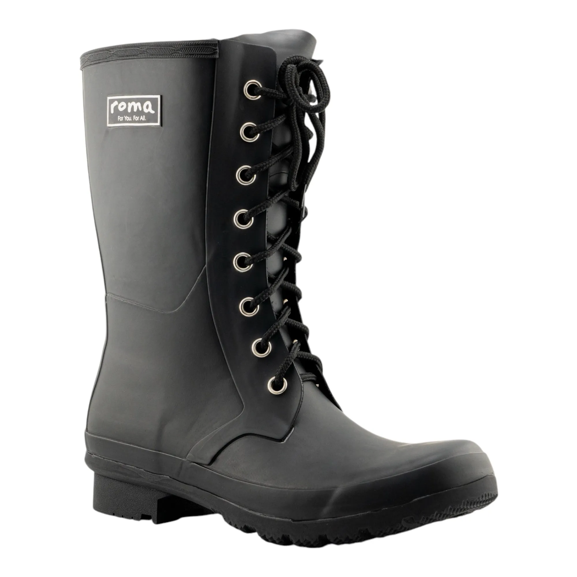 Heavy Duty Fit Weather Ready Protection Epaga Matte Black Women's Rain Boots
