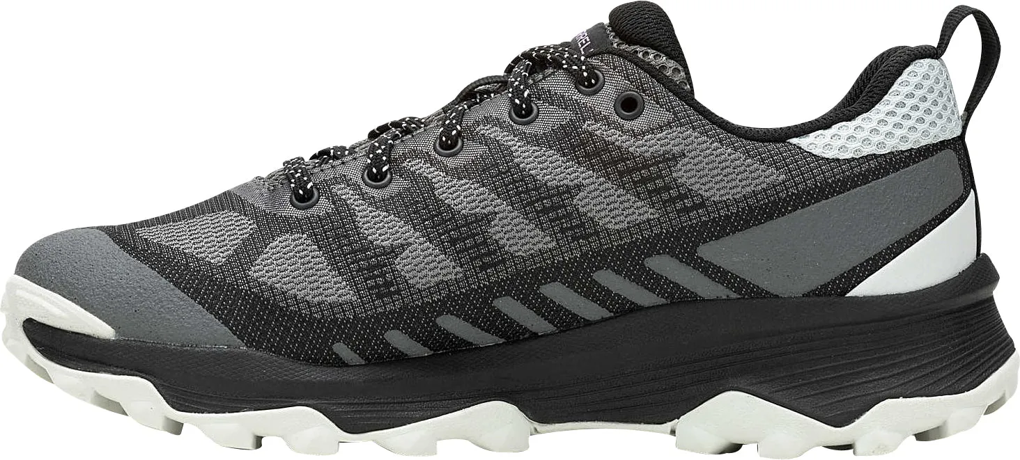 Quick Adjustment Fit Merrell Speed Eco Waterproof Womens Walking Shoes - Grey