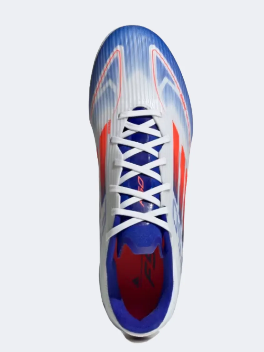 Adidas F50 League Tf Men Turf Shoes White/Red/Blue Anti   Abrasion