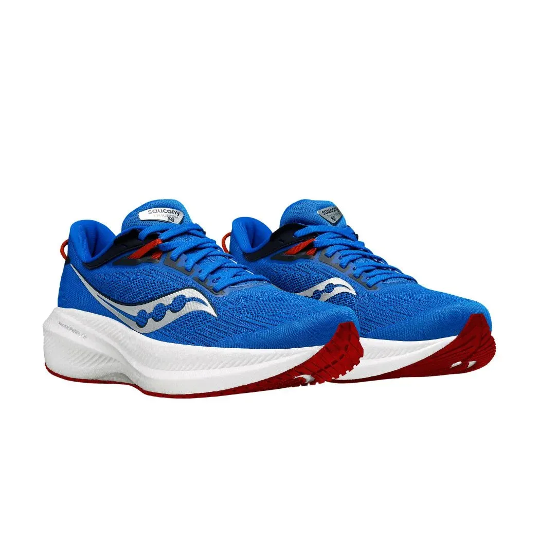 saucony Triumph 21 Men's Running Shoes Synthetic Clear Glow