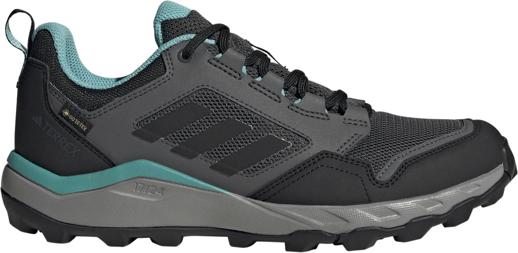 Quick Recovery Lace Up Design adidas Terrex Tracerocker 2 GORE-TEX Womens Trail Running Shoes - Grey