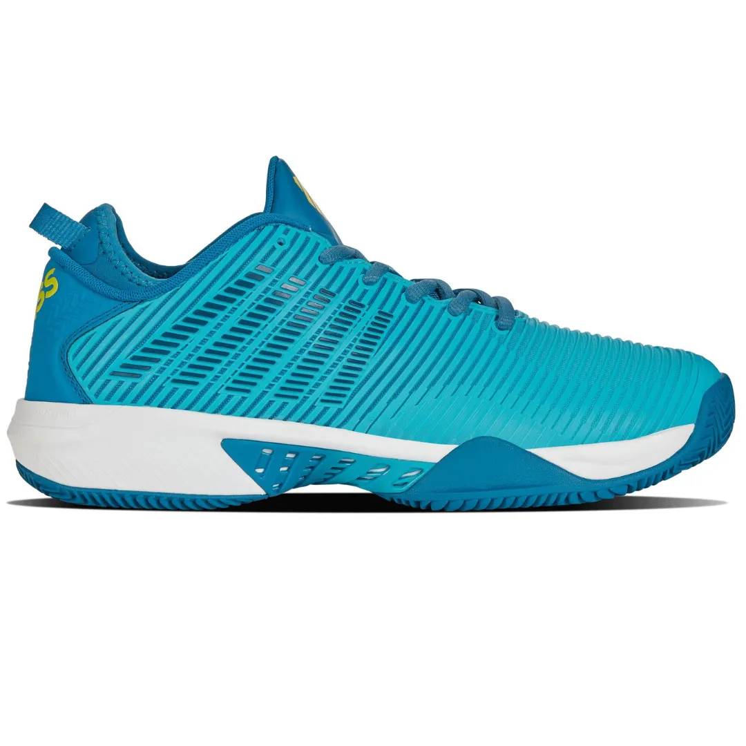 K Swiss Hypercourt Supreme HB Mens Tennis Shoes - Scuba Blue/Celestial/Brilliant White Functional Mesh Secure fit