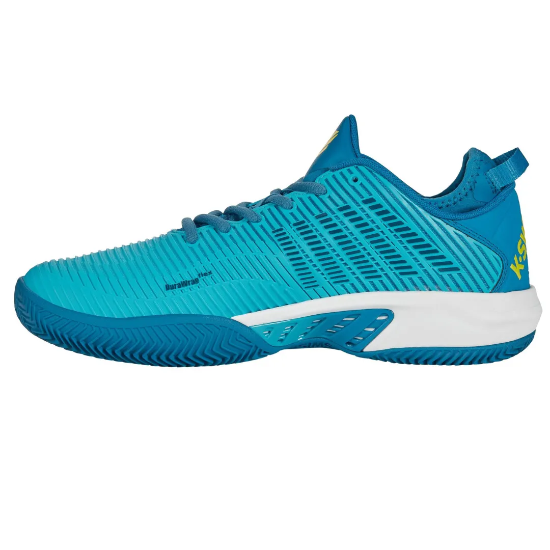 Leisure Activity K Swiss Hypercourt Supreme HB Mens Tennis Shoes - Scuba Blue/Celestial/Brilliant White