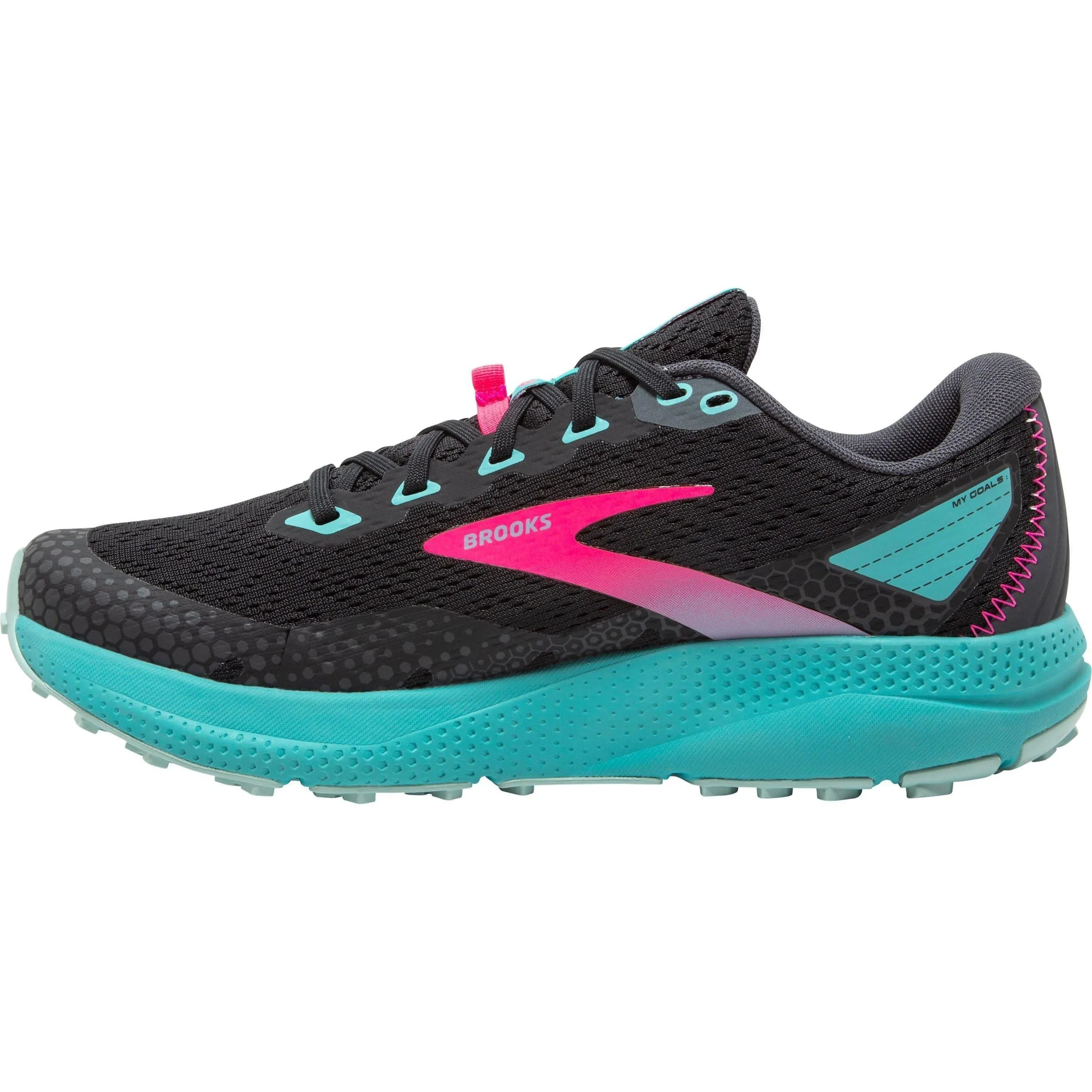 High Density Brooks Divide 3 Womens Trail Running Shoes - Black