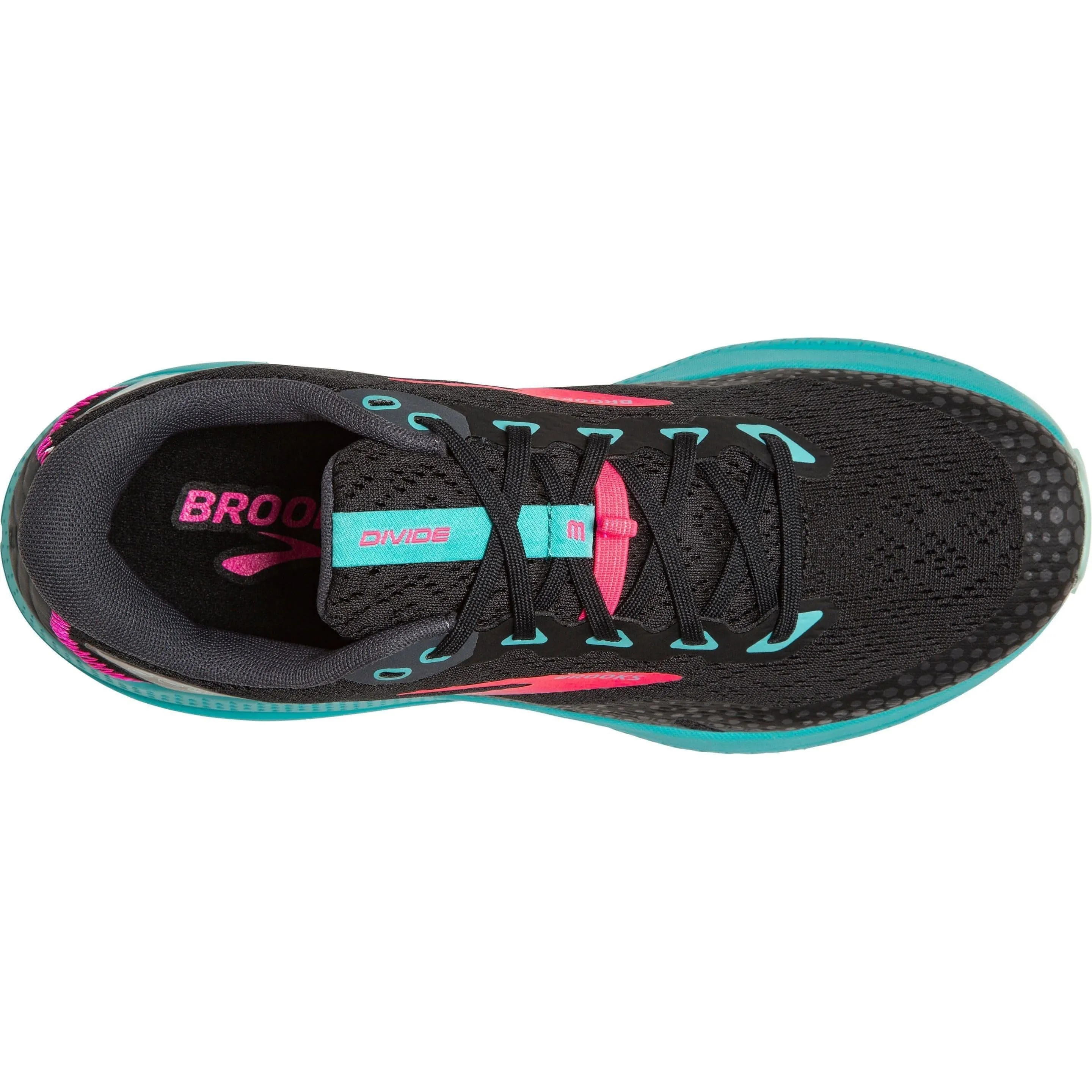 Cool Mesh Brooks Divide 3 Womens Trail Running Shoes - Black