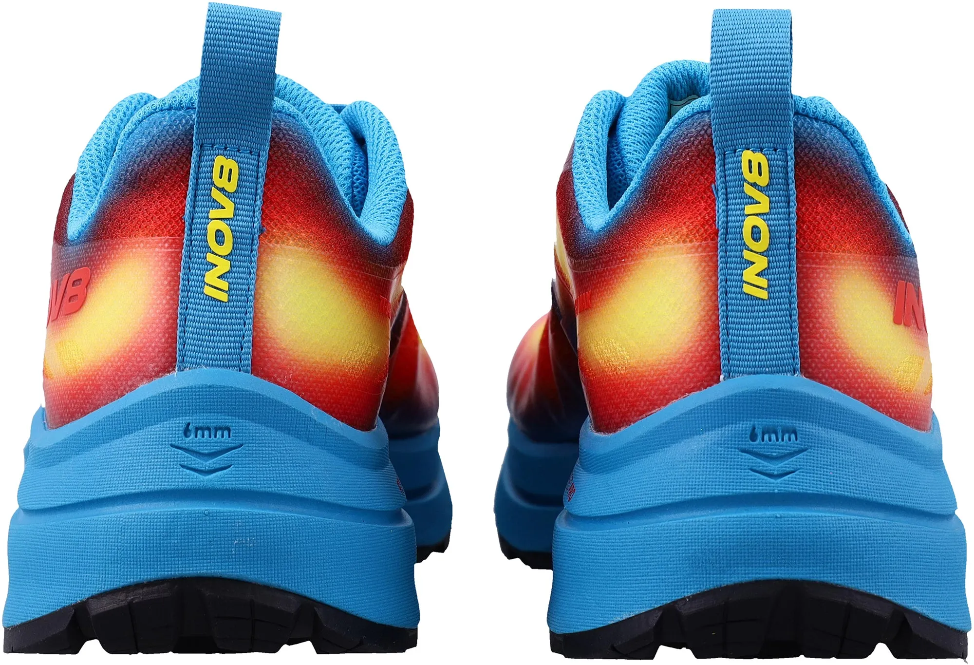 Inov8 TrailFly Max WIDE FIT Mens Trail Running Shoes - Blue Casual Fitness Foot Mapping