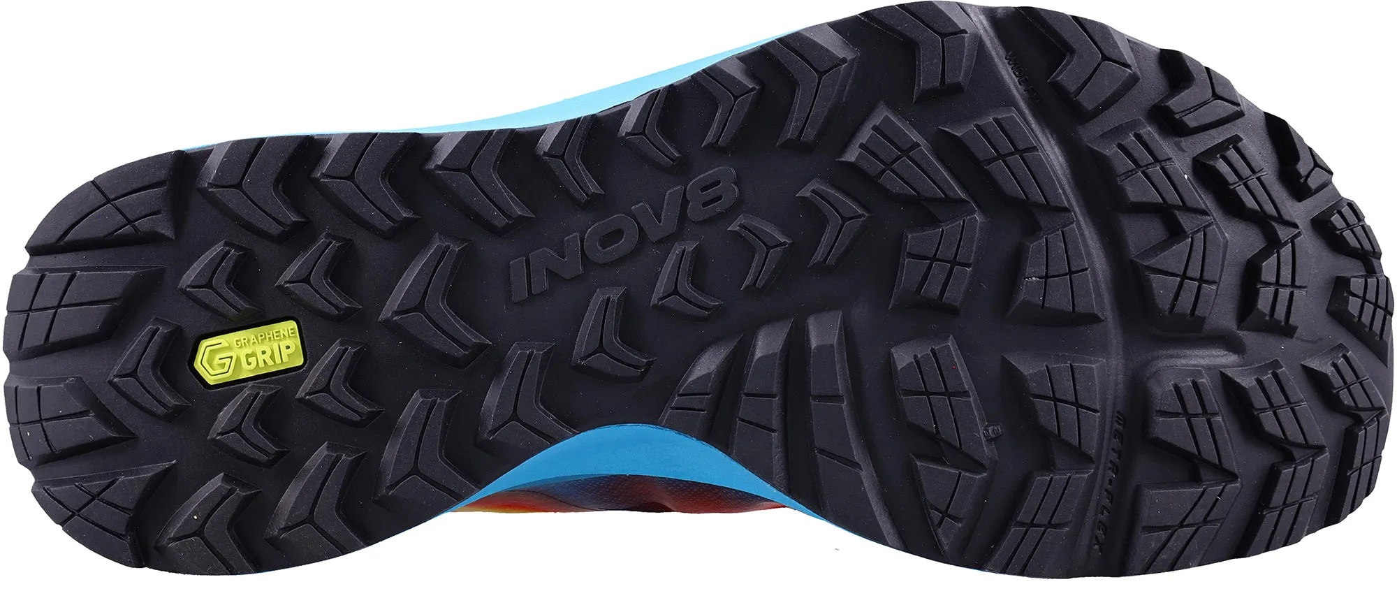 Training Flow Anti Odor Inov8 TrailFly Max WIDE FIT Mens Trail Running Shoes - Blue