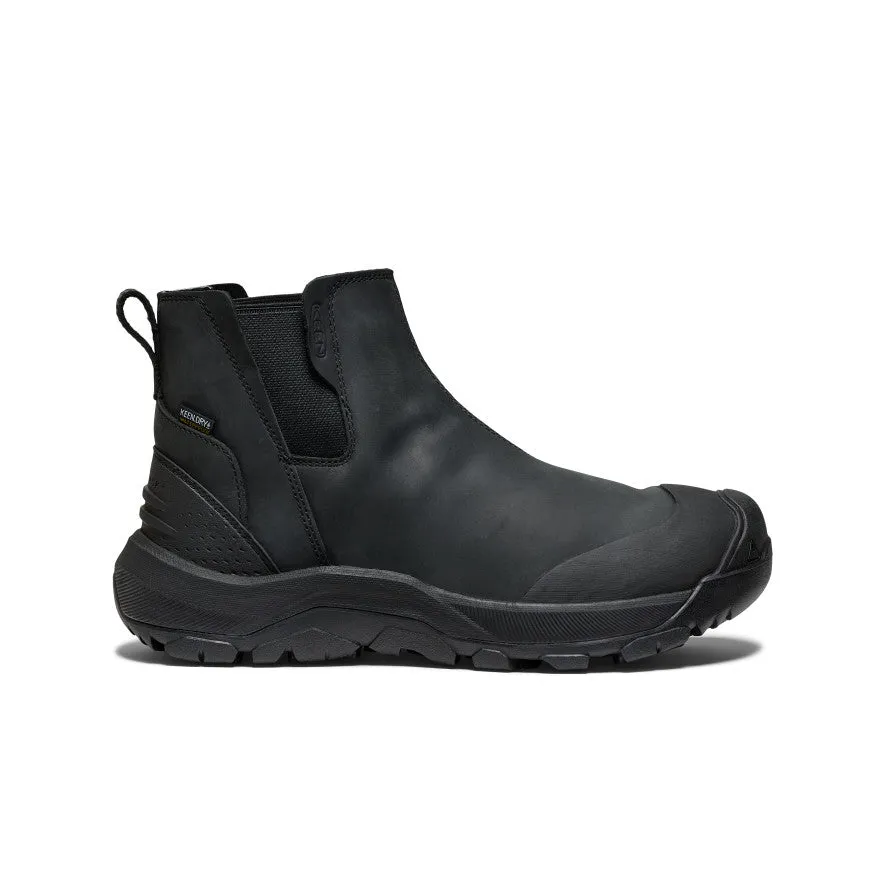 Pressure Free Men's Revel IV Waterproof Chelsea  |  Black/Black