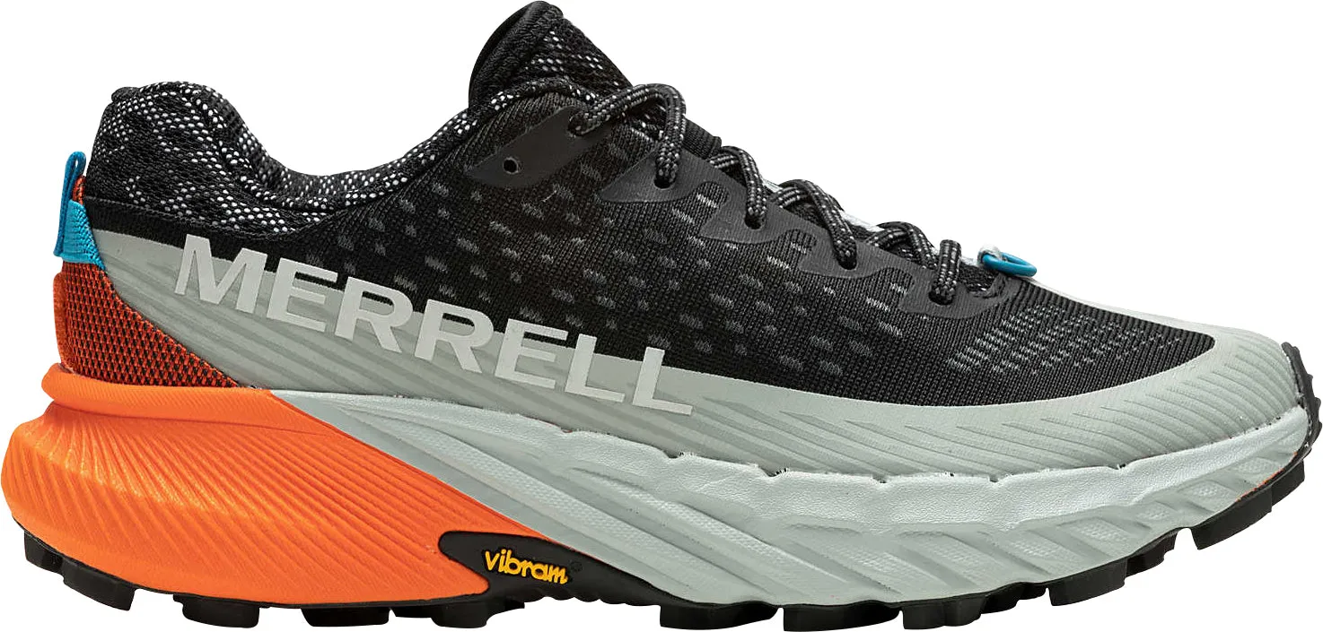 Shock   Absorbing Midsole Strength Build Merrell Agility Peak 5 Womens Trail Running Shoes - Black