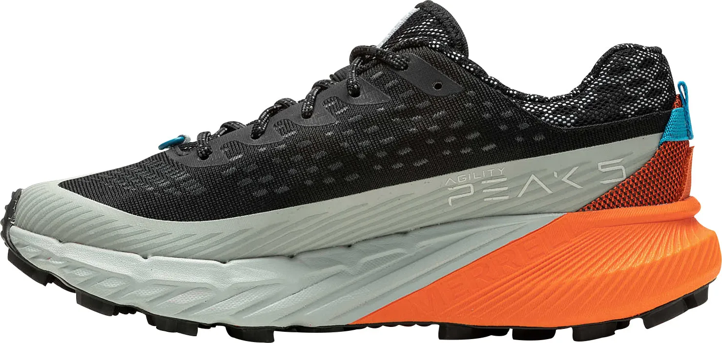 Calorie burn Merrell Agility Peak 5 Womens Trail Running Shoes - Black