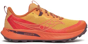 Saucony Peregrine 15 Mens Trail Running Shoes - Orange Midfoot Lock Rugged Trail
