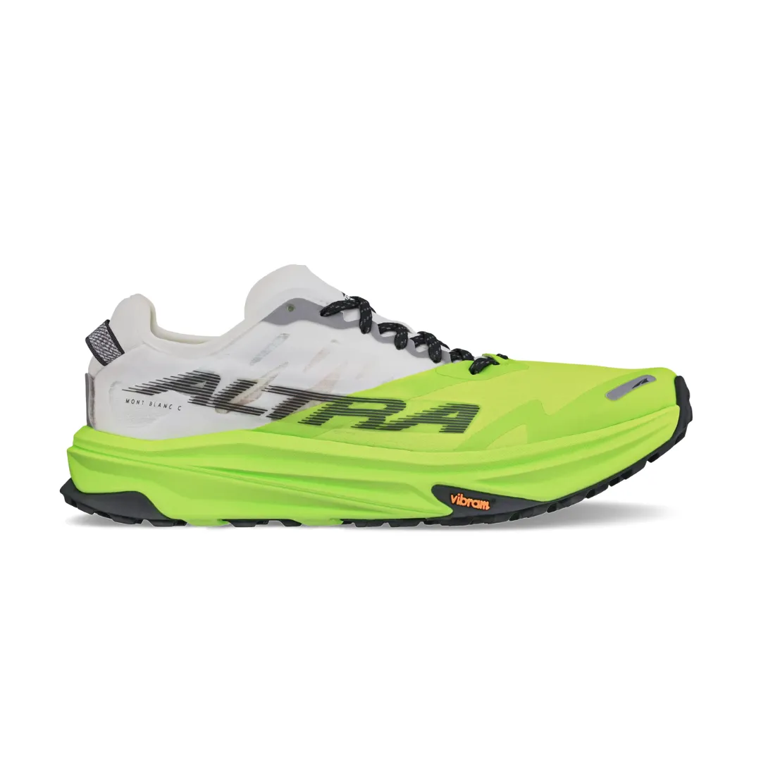 Altra Men's Mont Blanc Carbon Trail Running Shoes Outsole curvature encourages natural gait cycles Walk Session