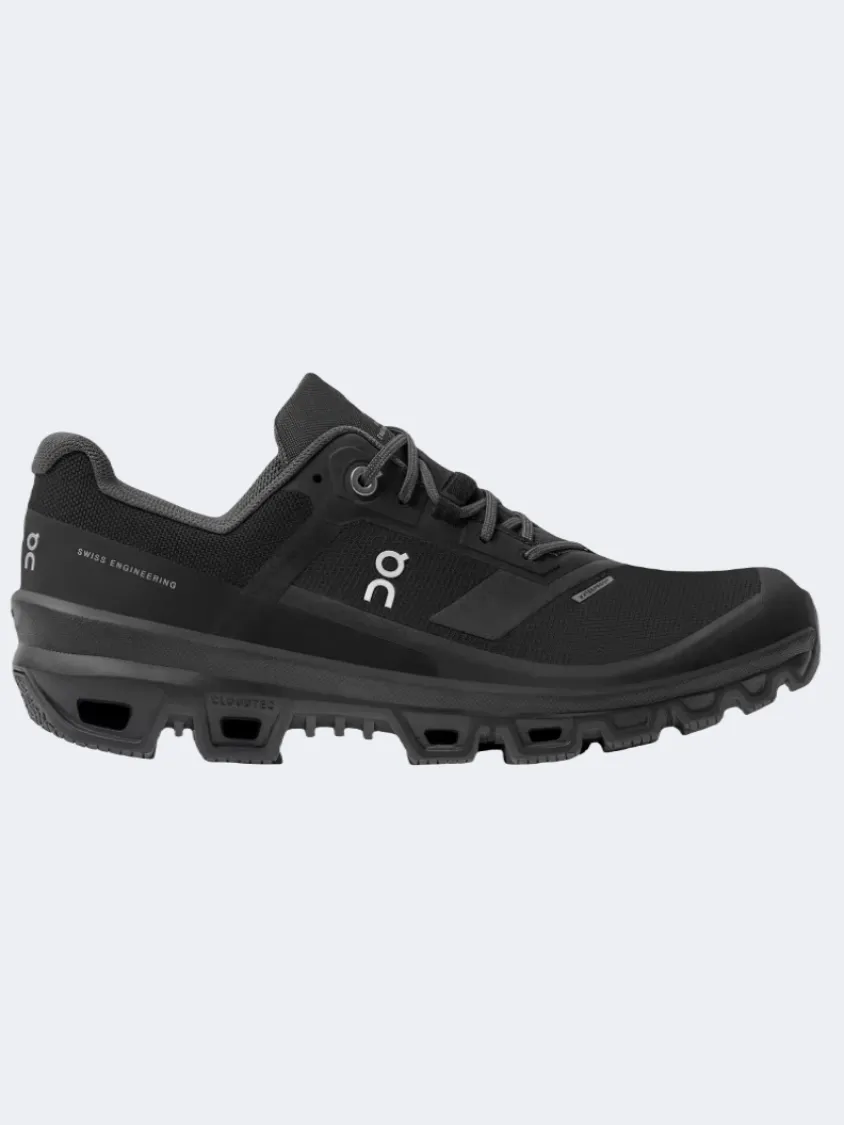 On Cloudventure Waterproof Women Hiking Shoes Black Daily Walker Outdoor Trek Fit