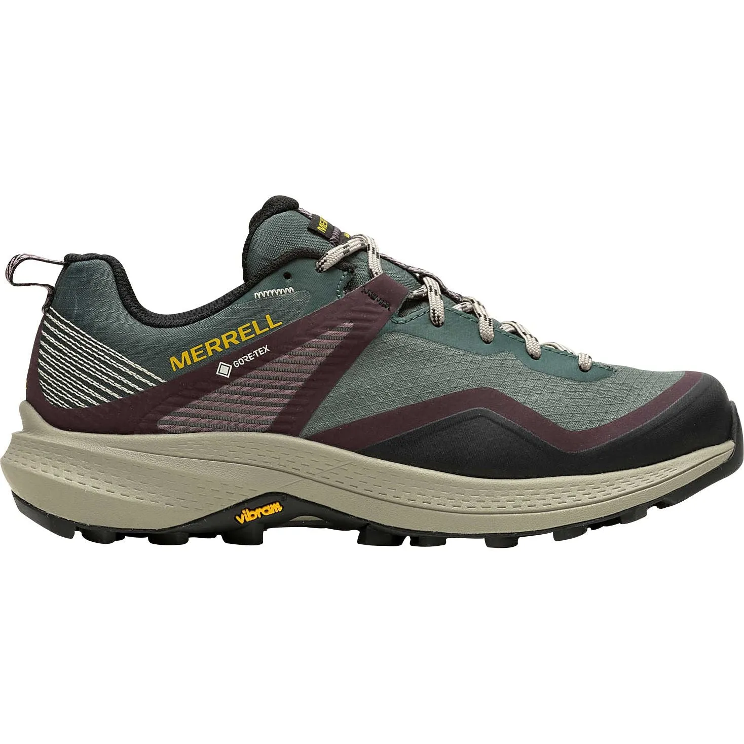 Merrell MQM 3 GORE-TEX Womens Walking Shoes - Green Flexible Sole