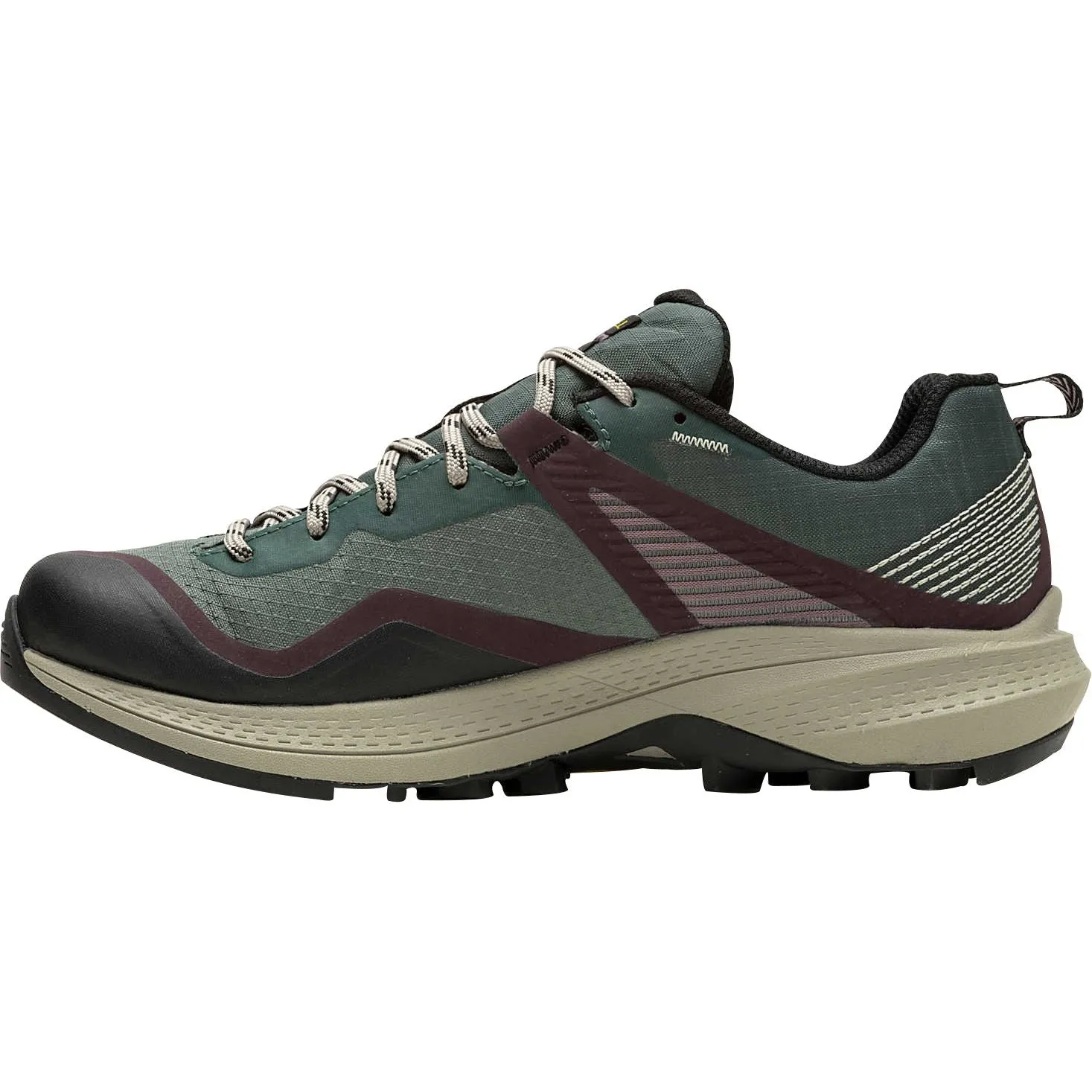 Merrell MQM 3 GORE-TEX Womens Walking Shoes - Green Quick Dry Fit High Protection Fit