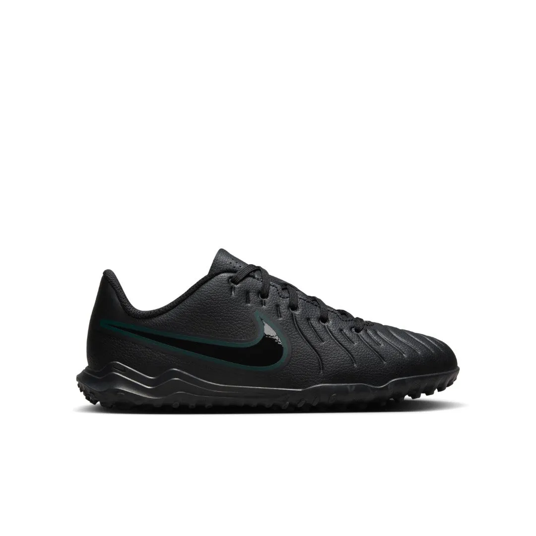 Jr. Tiempo Legend 10 Club (Turf) Soccer Shoes non - adjustable straps shoes