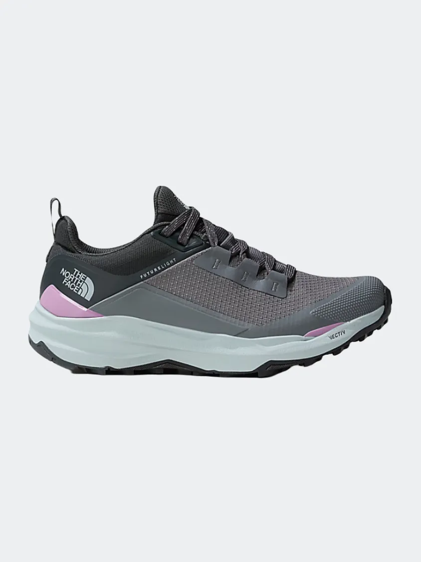 The North Face Vectiv Exploris 2 Women Hiking Shoes Smoked Pearl/Grey easy move