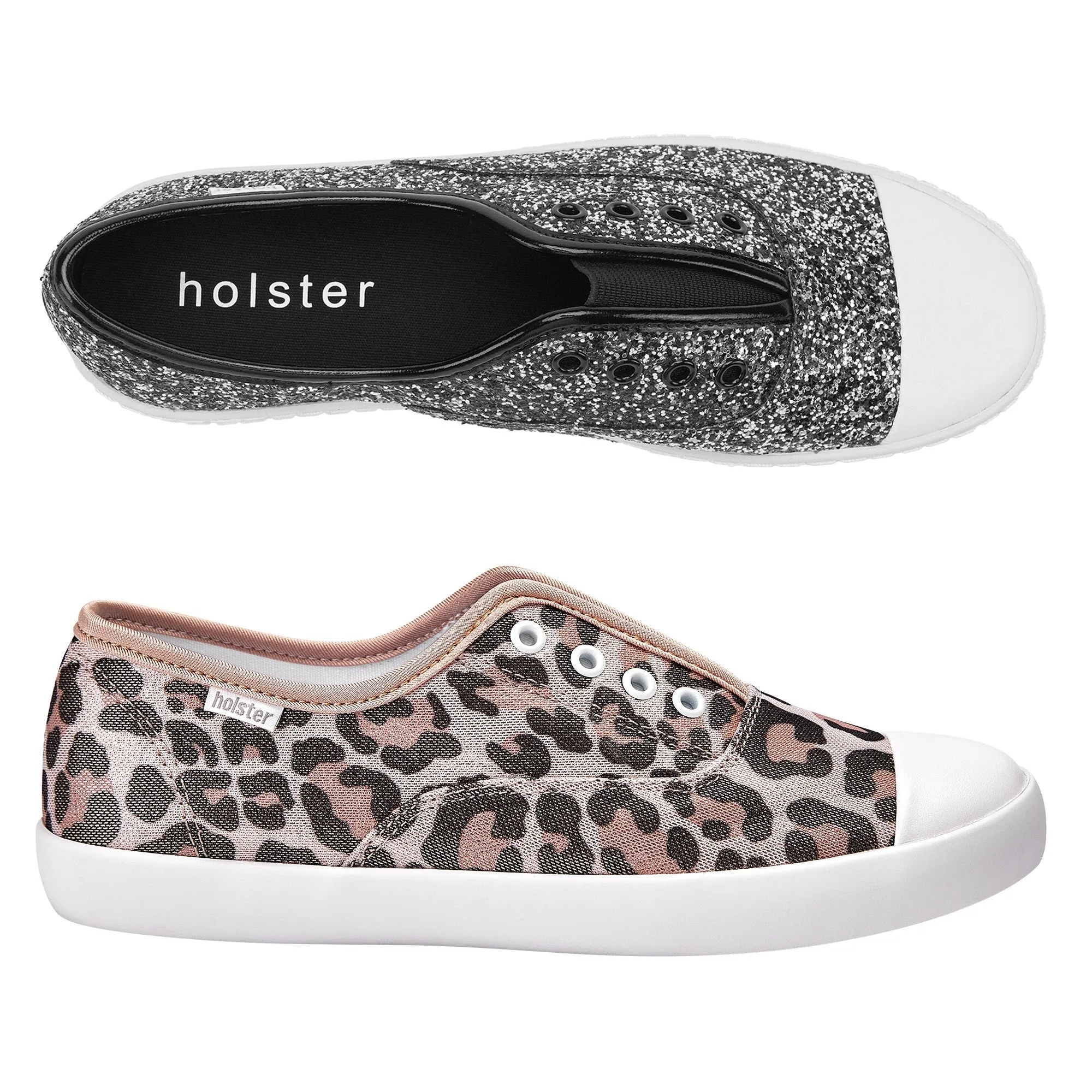 Diaz & Lulu Bundle -Black Silver/Leopard Lunch Jog