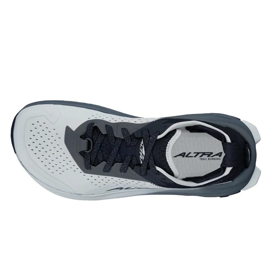Altra Men's Olympus 6 Trail Running Shoes in Dark Blue AW25 Gravel Terrain