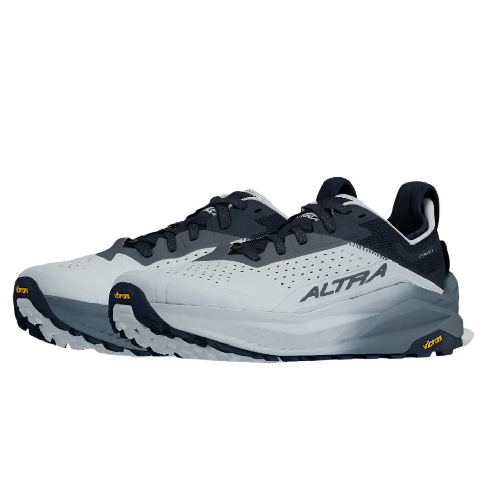action - themed running wear aerobic running wear Altra Men's Olympus 6 Trail Running Shoes in Dark Blue AW25