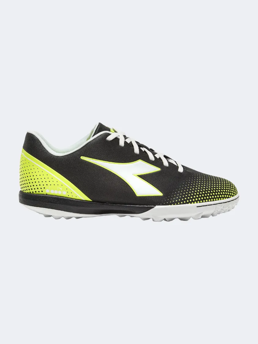 dust - resistant shoes Diadora Pichichi 7 Tfr Men Football Shoes Black/Yellow