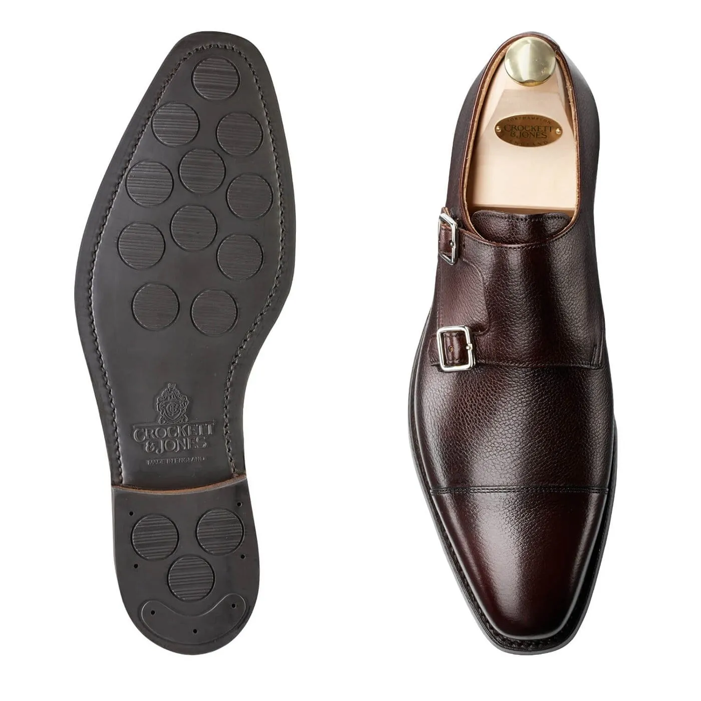 Lowndes Dark Brown Pebble Grain Office Shoes Fashionable Boots