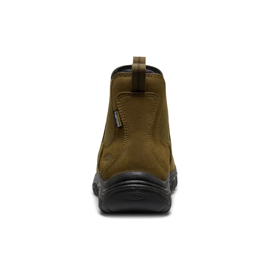 Women's Greta II Waterproof Chelsea  |  Dark Olive/Black Street Fit