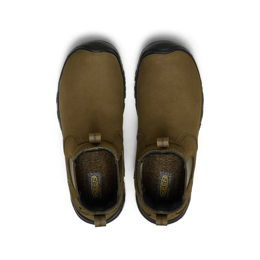 Women's Greta II Waterproof Chelsea  |  Dark Olive/Black White Clean