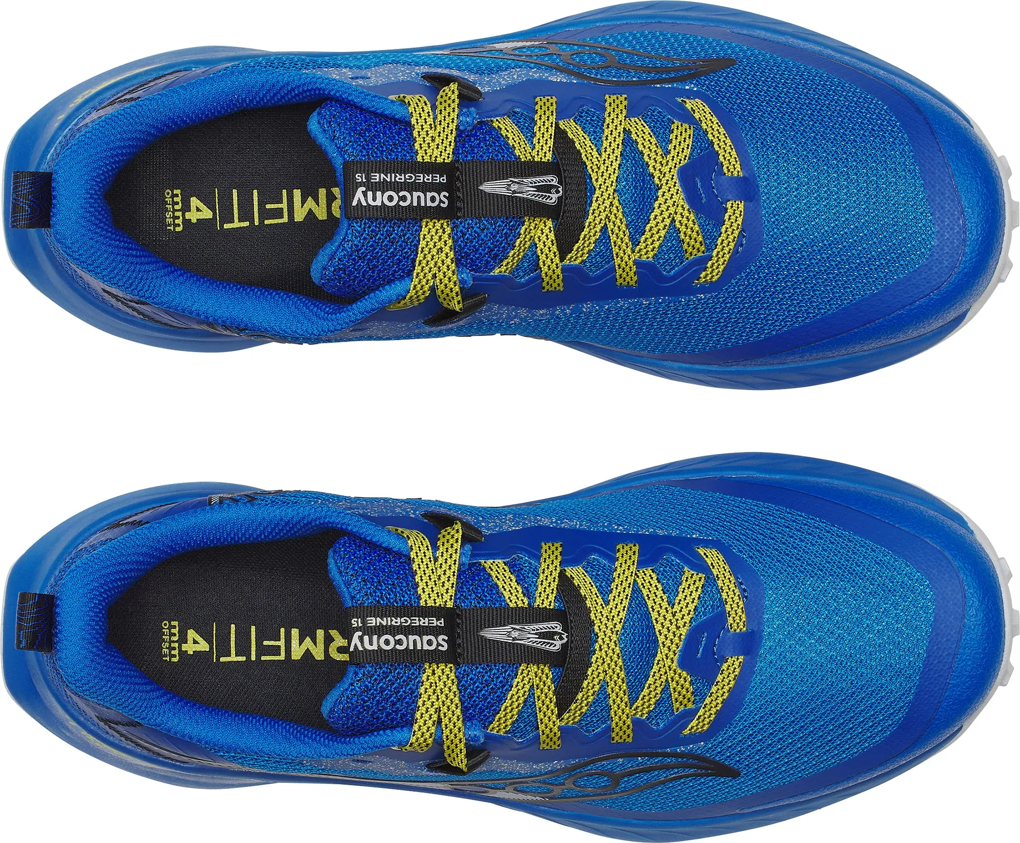 Designed to support versatile workout types Saucony Peregrine 15 Mens Trail Running Shoes - Blue