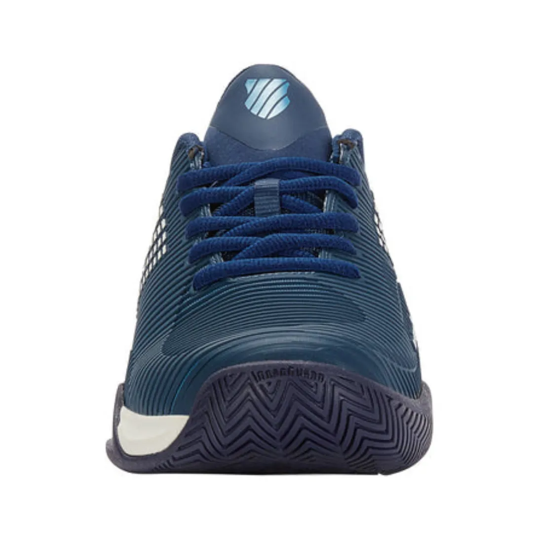 Form Fit Impact Zone K Swiss Hypercourt Supreme Blue Opal /Blanc De Blanc /Lollipop Men Tennis Shoes