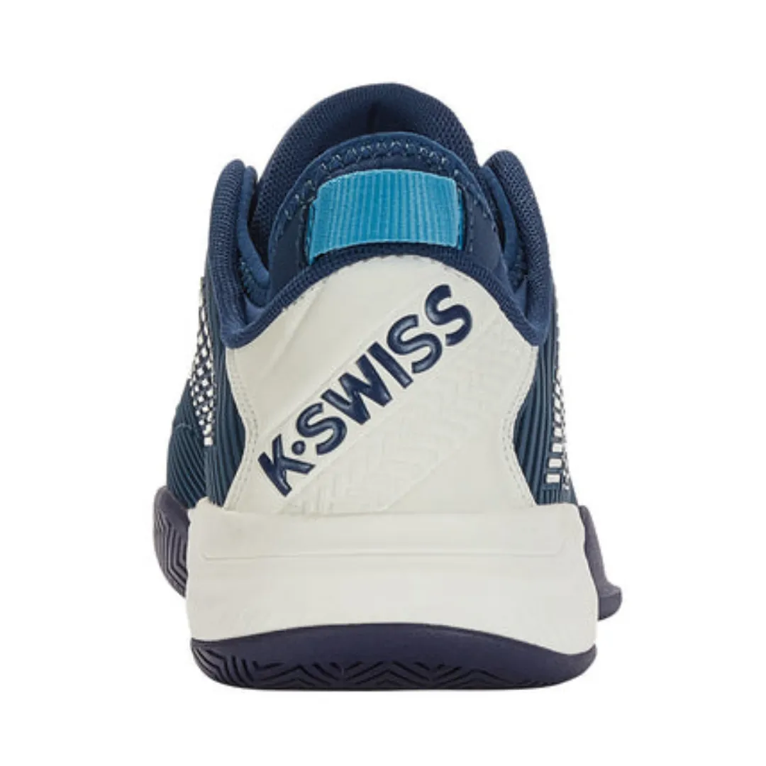 Wide fit K Swiss Hypercourt Supreme Blue Opal /Blanc De Blanc /Lollipop Men Tennis Shoes