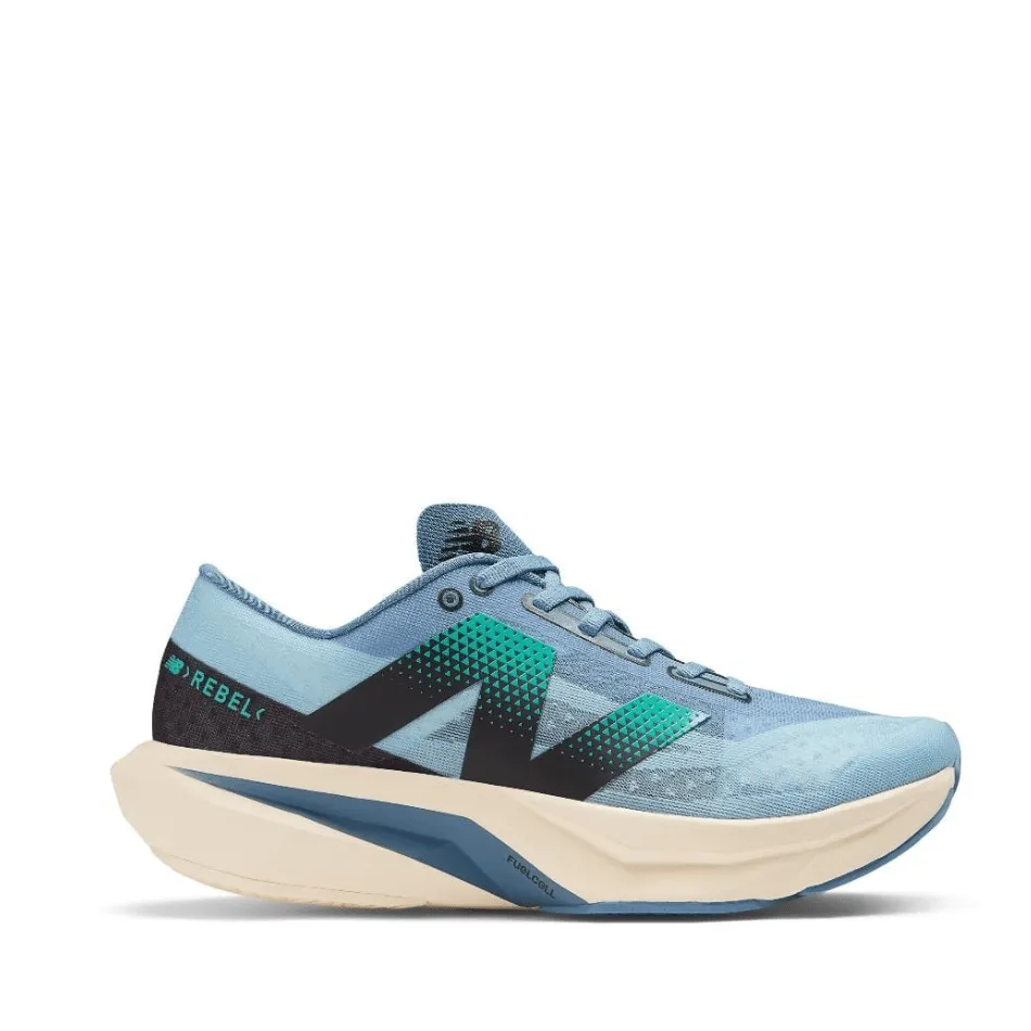 limited - edition running shoes running with a sports bra New Balance Men's Fuelcell Rebel v4 in Heron Blue AW24