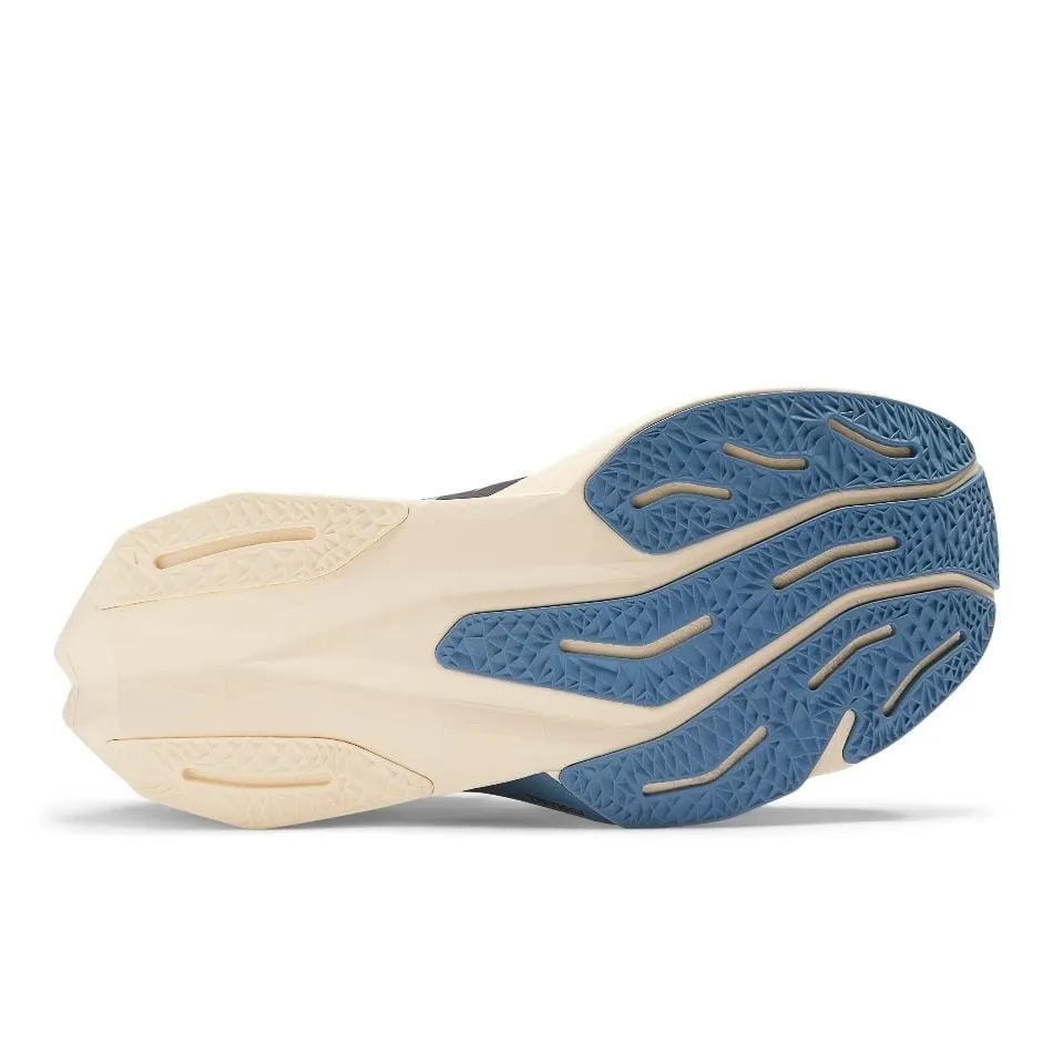 New Balance Men's Fuelcell Rebel v4 in Heron Blue AW24 solid - leather shoes Secure Design