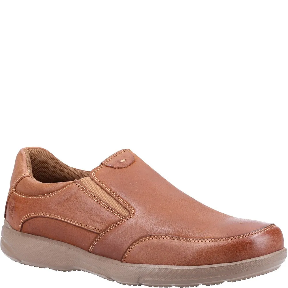 Tan Aaron Slip-On Shoes Supportive Design Soft Dash