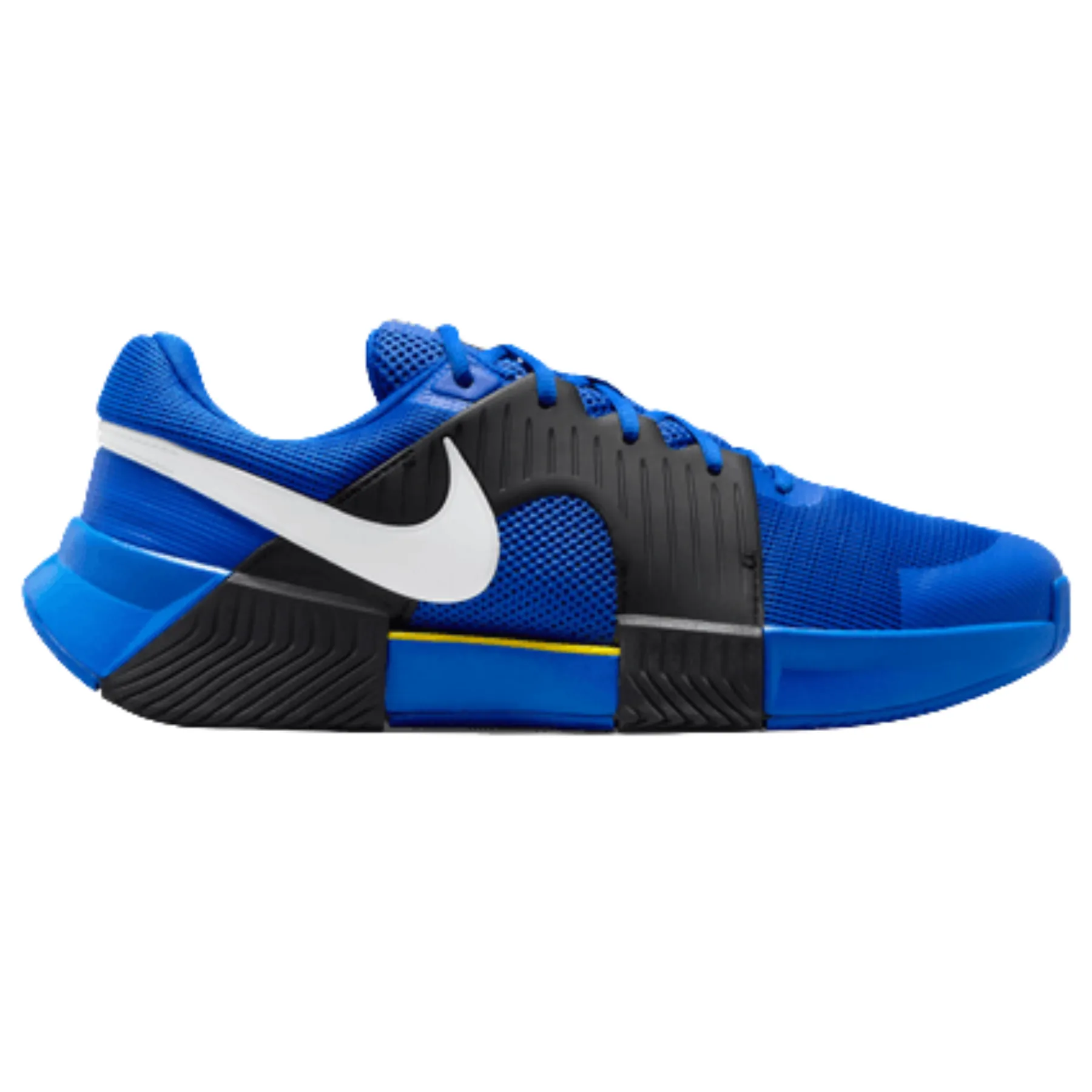 Nike Zoom GP Challenge 1 Hard Court Mens Tennis Shoes - Racer Blue/White Black Lightening Streamlined Fit College students