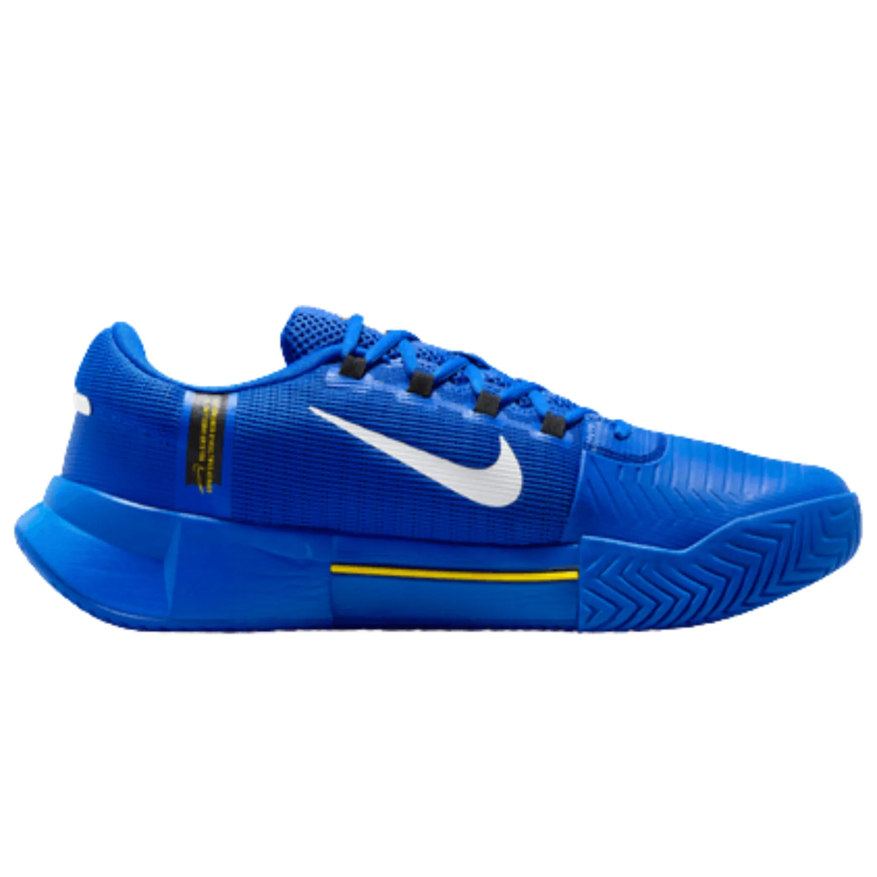 Nike Zoom GP Challenge 1 Hard Court Mens Tennis Shoes - Racer Blue/White Black Lightening Slip On Style
