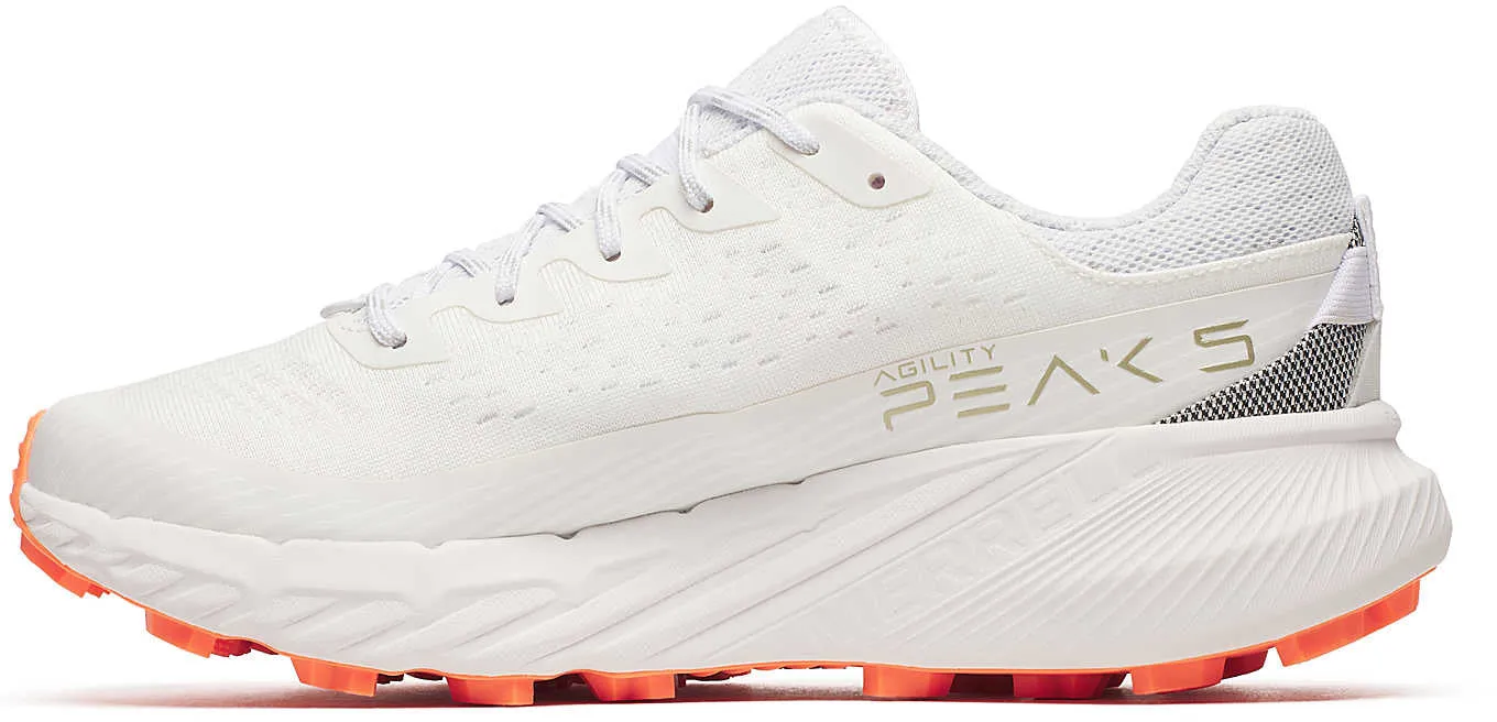 Cool Mesh Merrell Agility Peak 5 Mens Trail Running Shoes - White