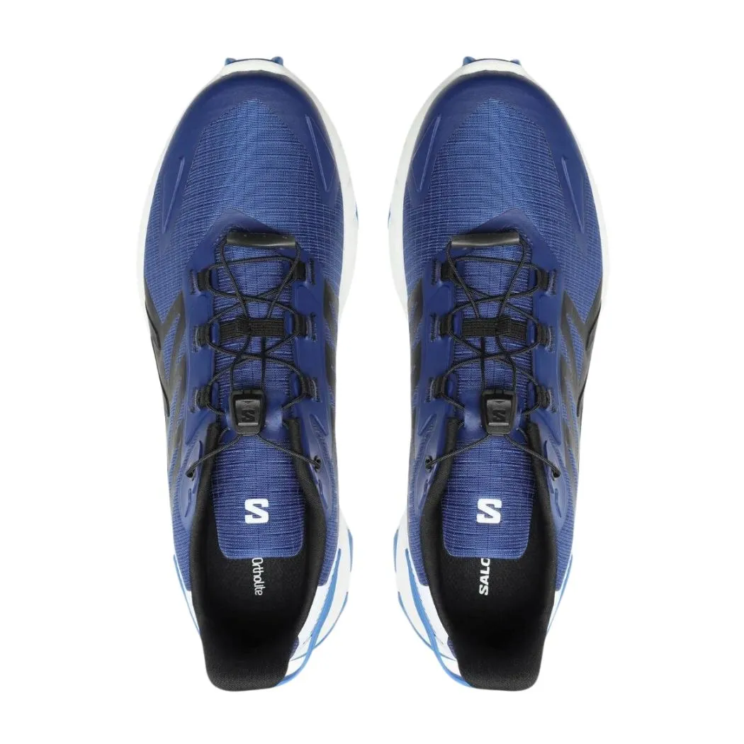 salomon Supercross 4 Men's Trail Running Shoes Breathable Lining Harbor Mood