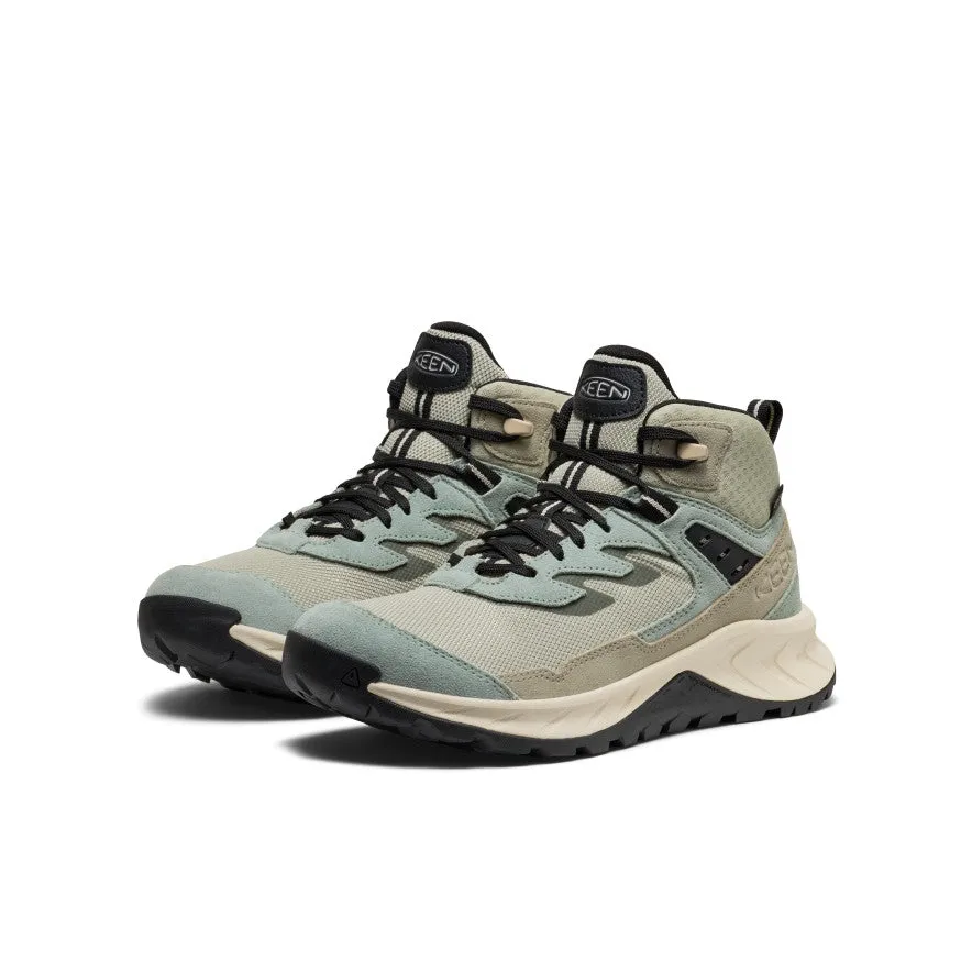 Durable Teen Edge Women's Hightrail Waterproof Hiking Boot  |  Iceberg Green/Abbey Stone