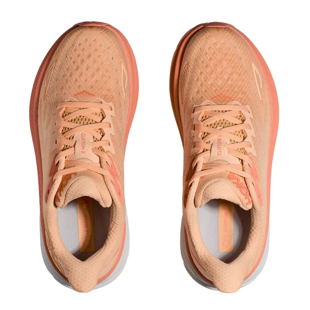 hoka Clifton 9 Women's Running Shoes Wind Chill Rapid pace